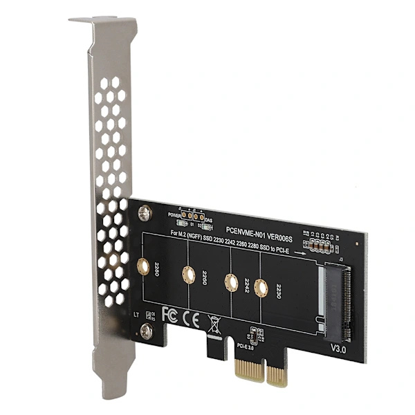 PCI-E til M.2 udvidelseskort-stikkonverter til M2 NGFF NVME harddisk