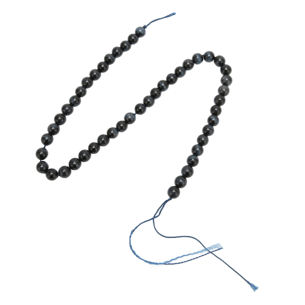 Tiger Eye Stone String Dekorativ Armbånd Pendant til DIY Craft Dekorationer 8 mm Diameter Perle