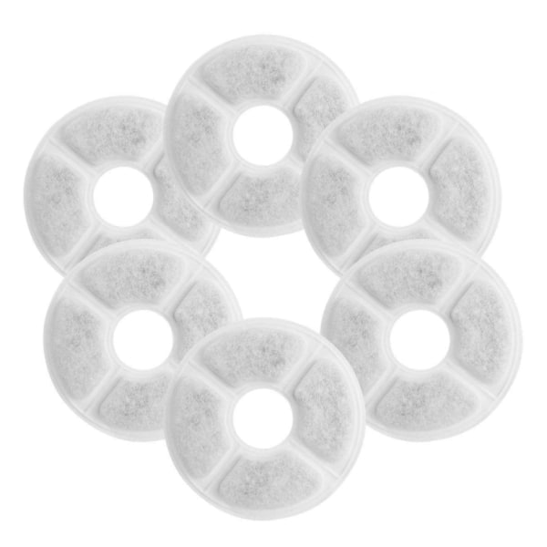 Filter för vattenfontän för husdjur, 6-pack