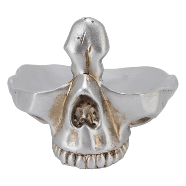 Skull Brillestativ Dekorativ Synthetic Resin Statue Brilleskjermholder for hjemmekontor
