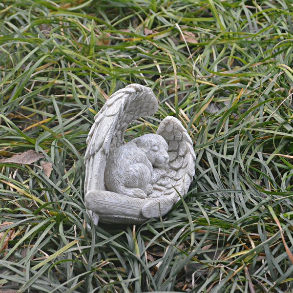 1 st Dog Angel Memorial Resin Staty till minne av vår förlorade päls Ba