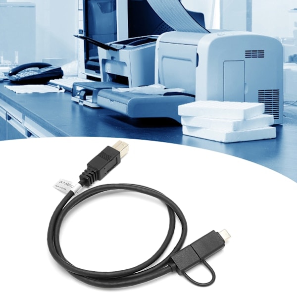MAIWO KY01 Printerkabel Højhastigheds TypeC Link A Han til B Han 2 i 1 Mobil Harddiskdatalinje
