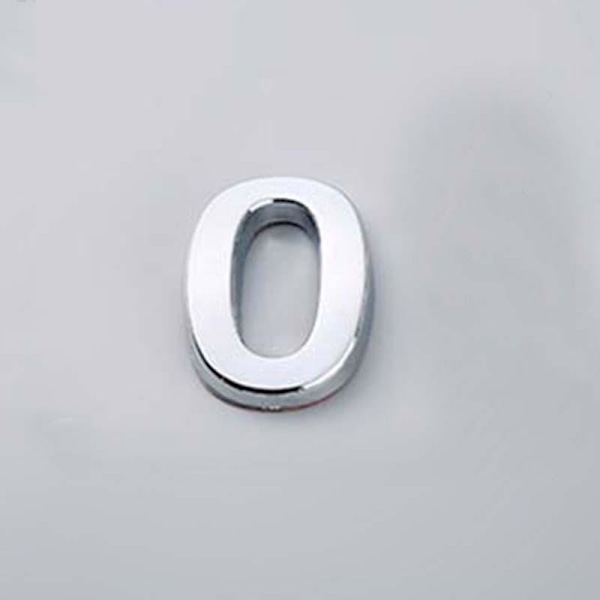 5CM 0-9 Nummerplatta Siffror Dekal Dörr Adress Hotell Hus Modern Nummer Matches the image Bronze/2