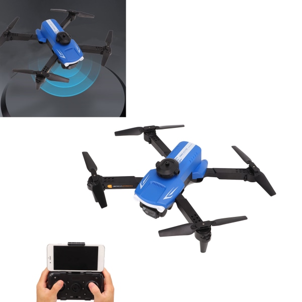 XT2 Alle sider Forhindringer Undgåelse Drone 4K Dual Camera Luftfotografering Optisk Flow Positionering Foldbart Quadcopter Legetøj Gaver Blå