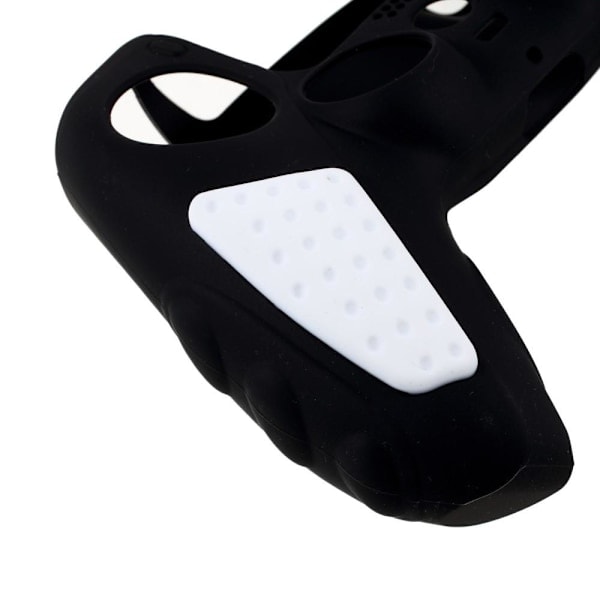 Playstation 5 / PS5 Anti-Skli Silikon Skin Deksel - Svart / Hvit black（PA）