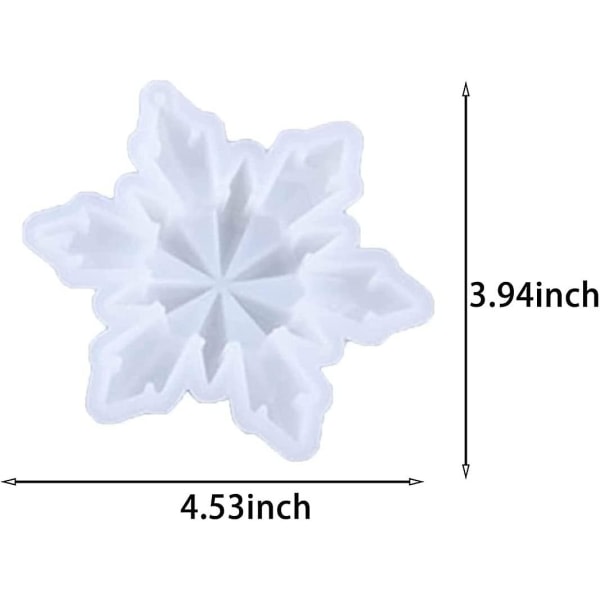 Snöflinga Silikon Harts Form.3d Snöflinga Silikon Harts Form. Jul Formar. Harts Form