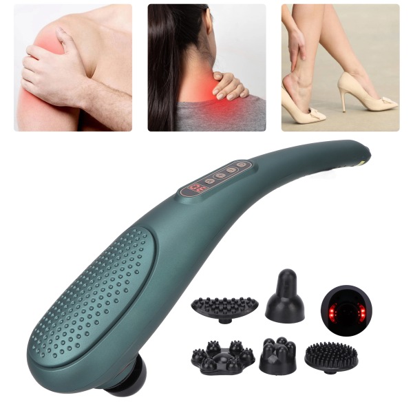 Elektrisk håndholdt percussion Hammer Smertelindring Skulder Nakke Muscle Tapping Massage Machine