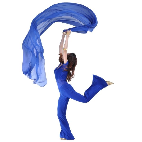 Vatsatanssihuivi Tanssijan huivi ROYAL BLUE Kuninkaansininen Royal blue