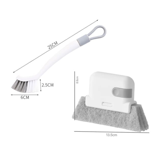 Handheld Window Brush Window Sliding Door Track Cleaning Brush Tool Set