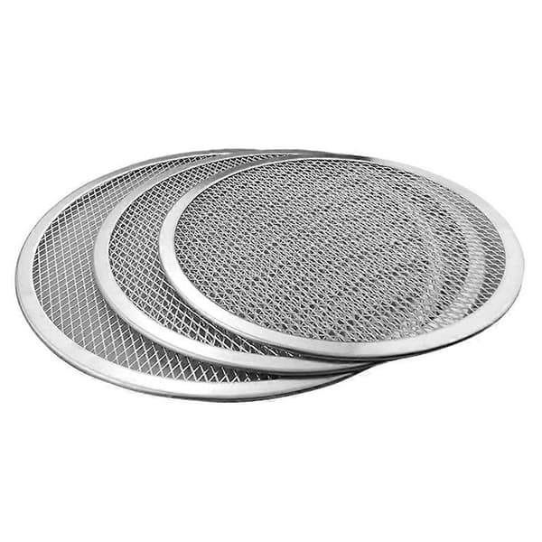 Professionel Rund Pizzaovn Bageplade Grillrist Nonstick Mesh Net (12 Tommer).pa