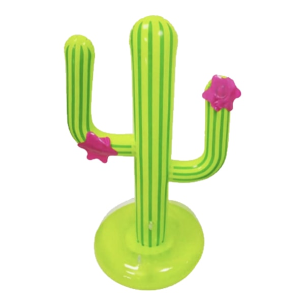 Oppustelig kaktuskastlegetøjssæt Svømmebassin Flydende legetøj Strandudstyr til børn Voksne