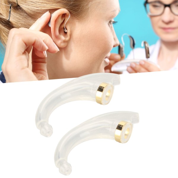 10 stk. Høreapparat-ørekrog Perfekt pasform Ergonomisk PP-udskiftning Høreapparatkrog til høreapparater Deletilbehør