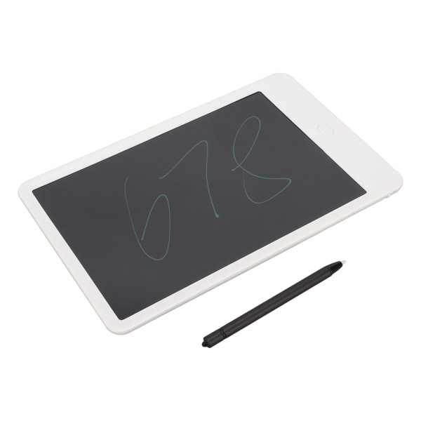 10 tommer LCD-skrivebrett Slettbart øyebeskyttelse Pedagogisk Elektronisk Doodle Board Skrive Tegnebrett Hvit