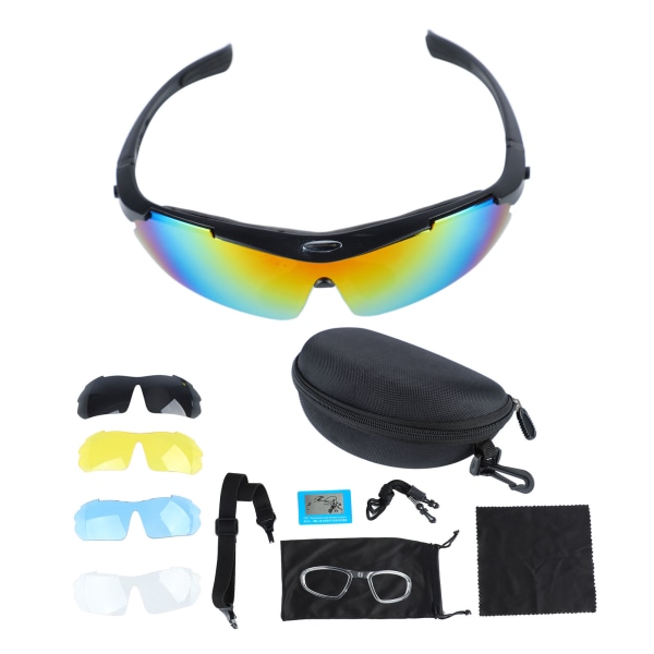 Polariserte Sportssolbriller for menn Kvinner Kjøring Fiske Sykling Løping Utebriller