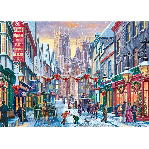 Falcon Christmas in York Pussel 1000 bitar 11277 Multicolor multifärg