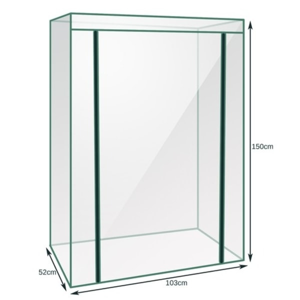 Mini Drivhus - 5llor - 150x103x52 cm