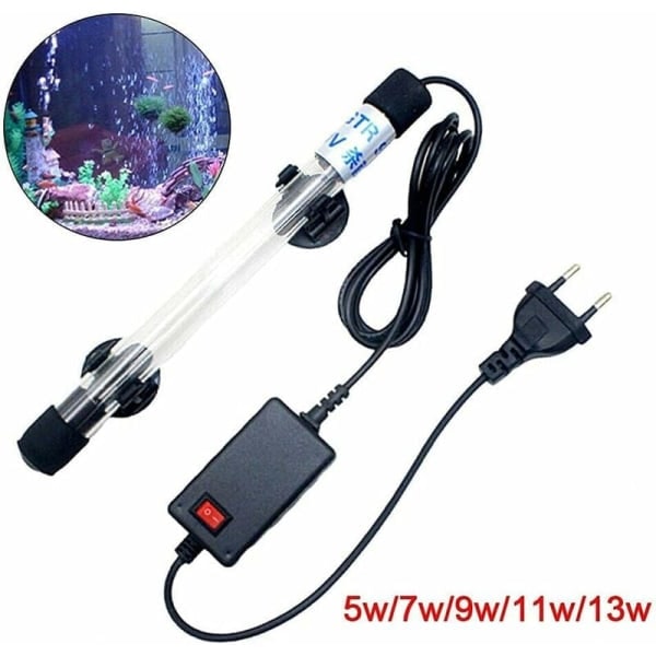 Neddykkbar UV-steriliseringslampe for akvarium 13 W