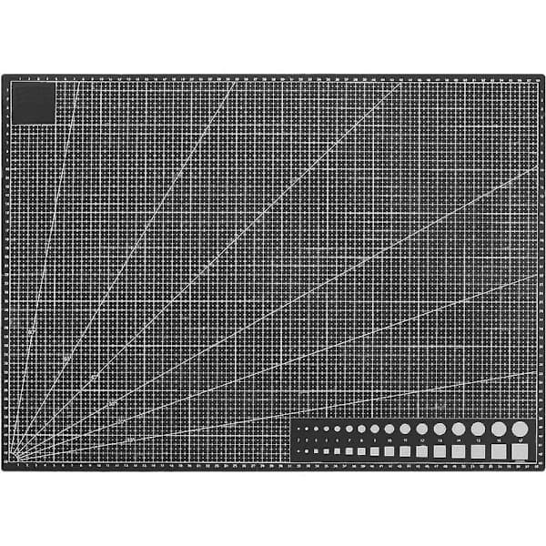 A2 Leikkuualusta - Itsekorjautuva (60x45 cm) Musta