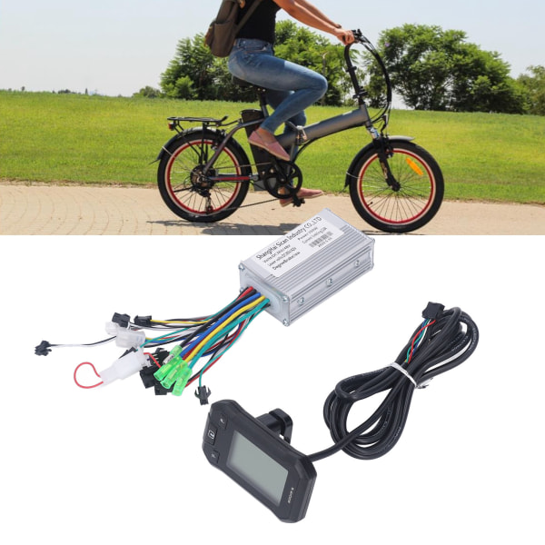 36V 48V 350W motorkontroller LCD-skjermpanel Elektrisk børsteløs kontrollsett for elektriske sykler scootere
