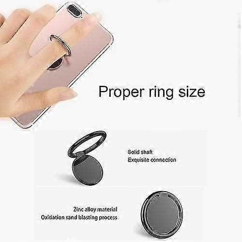 Mal alle metall ring spenne telefonholder