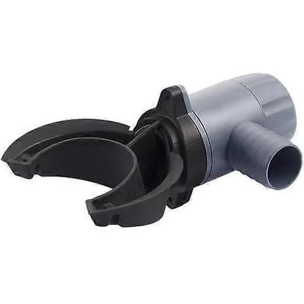Regnvandsopsamlingssæt til nedløbsrør 70-100 mm, fleksibel slange og filter til regntønder, tagarealer op til 80 m, grå