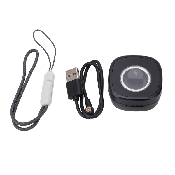 Smart Health Ring Bluetooth Health Tracker Ring Blodoksygenovervåking Trinntelling Vanntett Oppladbar Smart Ring Størrelse 20
