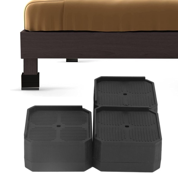 8 sæt L-formet semi-overdækket seng stigerør Anti-slip stabelbare møbler stiger til vaskemaskine base Borde Stole