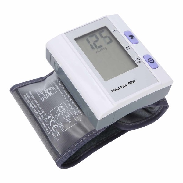 Blodtryksmåler Digital pulstonometer Håndledssfygmomanometer HealthCare