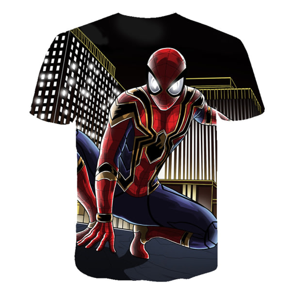 Barn Pojkar Marvel Spiderman kortärmad T-shirt sommartröjor E 5-6 År
