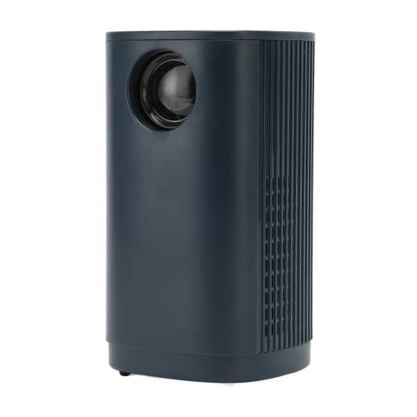 Miniprojektor 1080P 16 til 100 tommer projektionsfjernbetjening Dual Speaker bærbar projektor til familie udendørs 100?240V blåt AU-stik