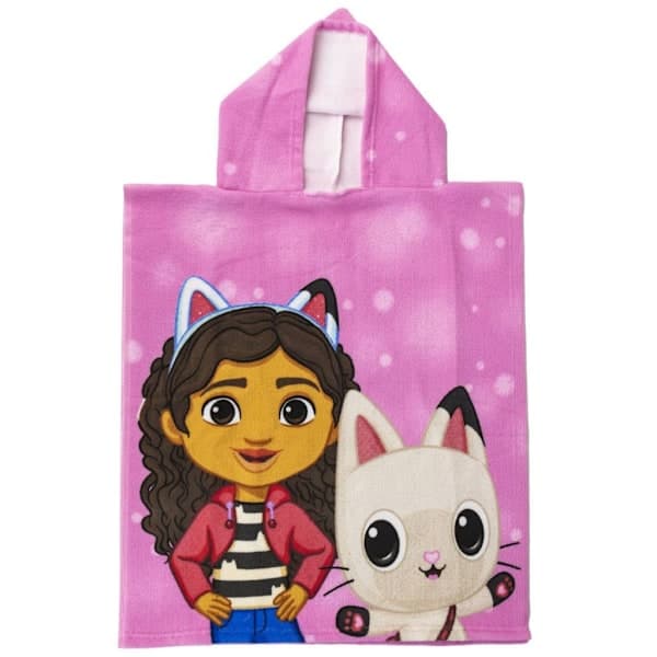 Gabby's Dollhouse rantapyyheponcho 50x115 cm