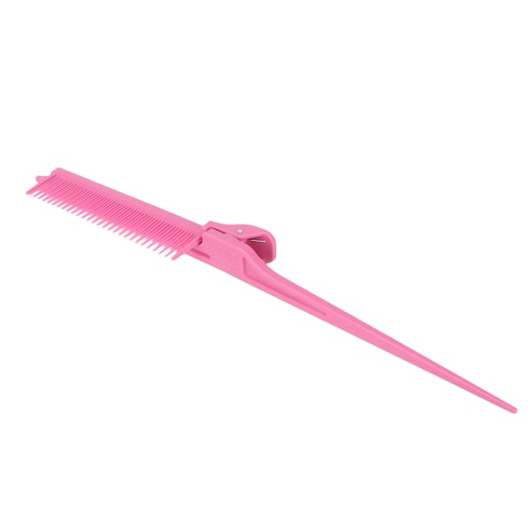 Rat Tail Clip Comb Professional Pink Highlighting Comb -hiusten muotoilutyökalu suoristavaan värjäykseen
