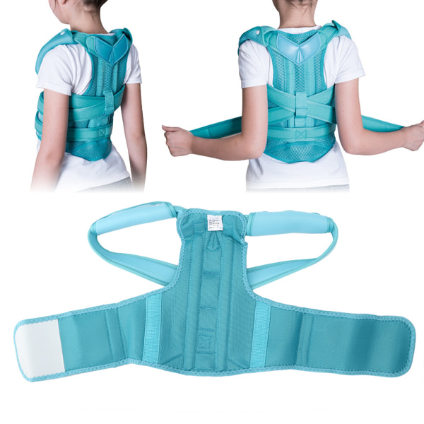 Barn Pukkelrygg korrigeringsbelte Posture Corrector Brace RyggryggstøttebelteL