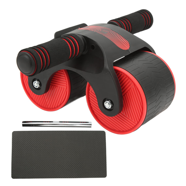Aabdominal hjul med triangulärt stag Sport Fitness Wheel för Home Gym Fitness Equipment Red