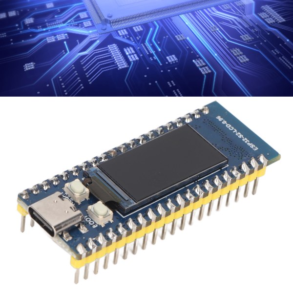 Microcontroller Mini Development Board 0,96 tommer LCD-skærm 2,4 GHz WiFi Development Board 240MHz til Raspberry Pi Pico
