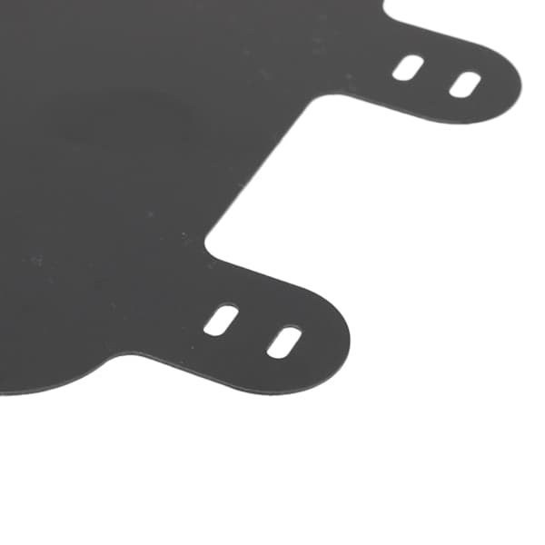 Motorcycle Front Number Plate Matte Black Easy to Install License Plate Replacement for SUR‑RON Light Bee Light S X