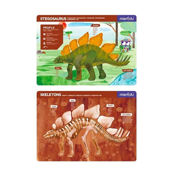 Magneettinen pelilauta mieredulta - Stegosaurus—pa