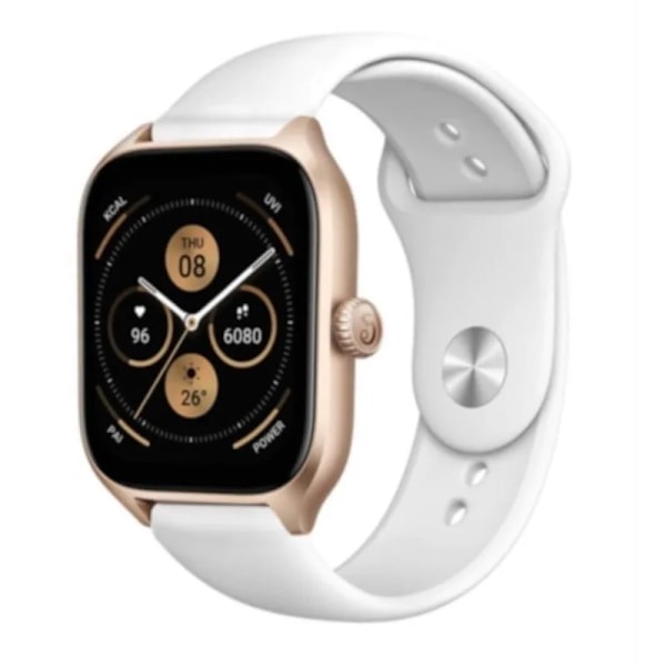 Kellon yhteensopivuus Amazfit GTS/GTR-4-3-2-2e-Mini-Pro/stratos-urheilurannekkeen kanssa, yhteensopivuus Amazfit bip-US-3-Pro-Lite 20mm 22mm rannekkeen kanssa, valkoinen 16