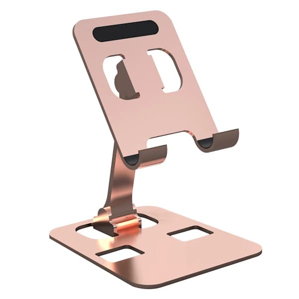Tablettiteline työpöydälle, vakaa tablettiteline, kokoontaitettava ja
