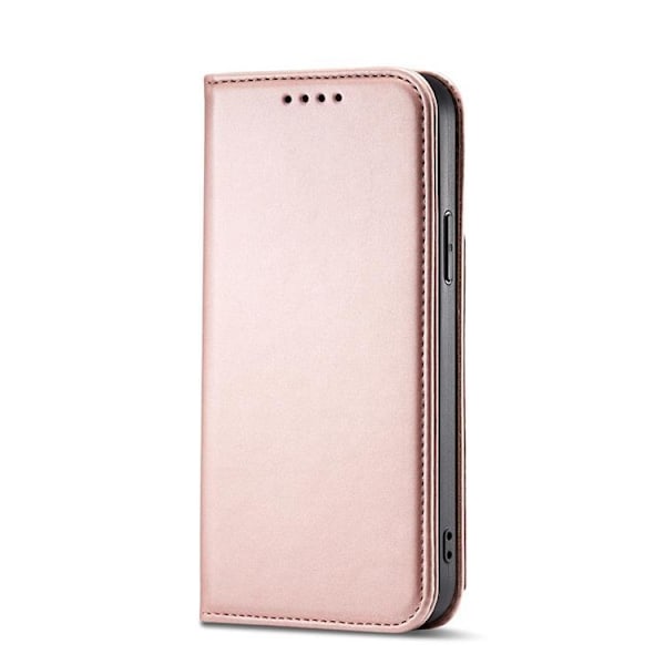 Magnetiskt Ställ iPhone 12 Plånboksfodral - Rosa 104