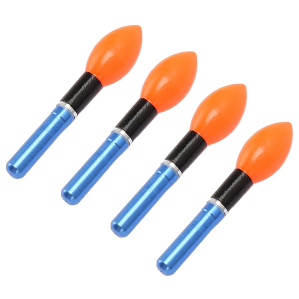 4 stk Bobber Light Glow Sticks Genanvendelig Pære Type Elektronisk Fiskeflyde Lys Stick til Natfiskeri Rød