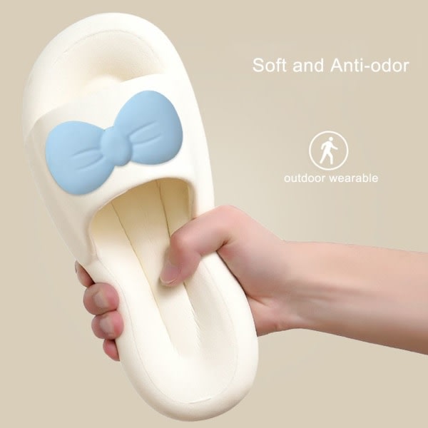 Soft Soft EVA innendørs slippersandaler med tykke såler hvit 36-37 (passer for 35-36) white 36-37 (Suitable for 35-36)