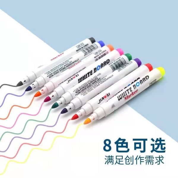 812 farver Whiteboard-pennor Vattenbaseret raderbar Whiteboard-penna Til stede til elever Barn Lärare 12 farver