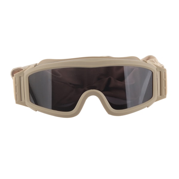Desert Locust Goggles Desert Locust-briller Vindtætte, sandtætte udendørsbriller med 2 objektiv Khaki