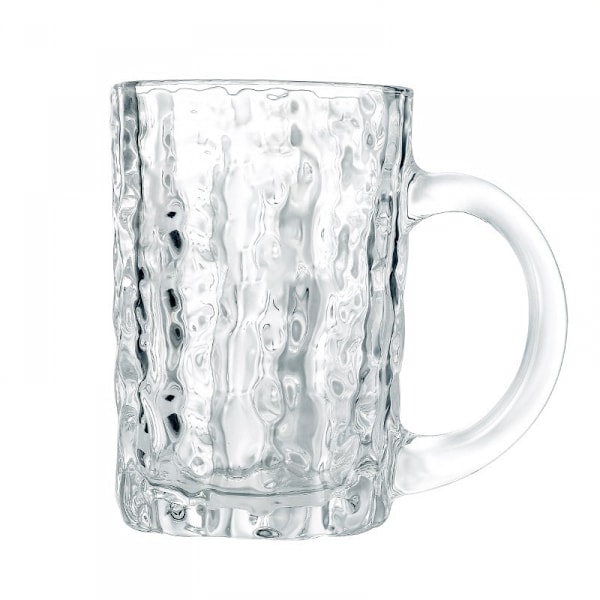 Ølglass, glassmugger med håndtak, store ølglass for frysing, ølkrus drikkeglass, pubdrikkemugger