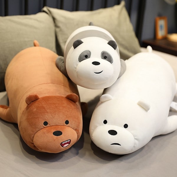 Paris Vi är björnar, Plyschdocka Isbjörn/Grizzly/Panda, Mjukdjur, De tre björnarna tecknad figur