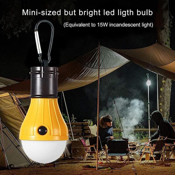 4kpl Telttavalaisin Camping Lamppu Valoklipsi Koukku 4 kpl