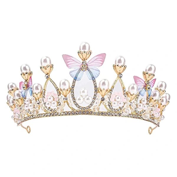 Prinsesse diadem til piger, fødselsdagskrone til piger