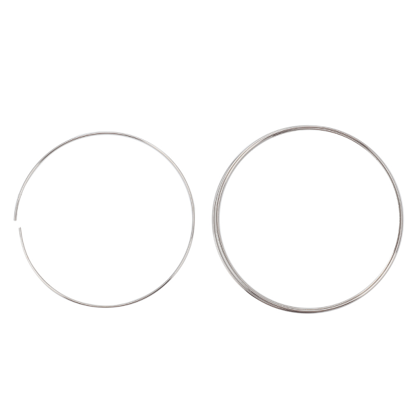 100 stk løkker 55 mm diameter minnetråd armbånd DIY smykker armbånd lage tilbehør