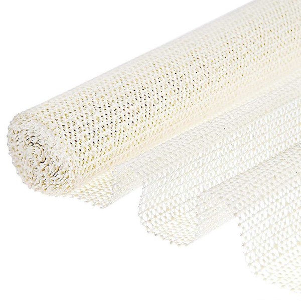 Halkskyddsmatta för Mattor, Halkfri Mattunderlägg, PVC Klippbar Halkfri Matta, för Lådor Hyllor Tra.pa